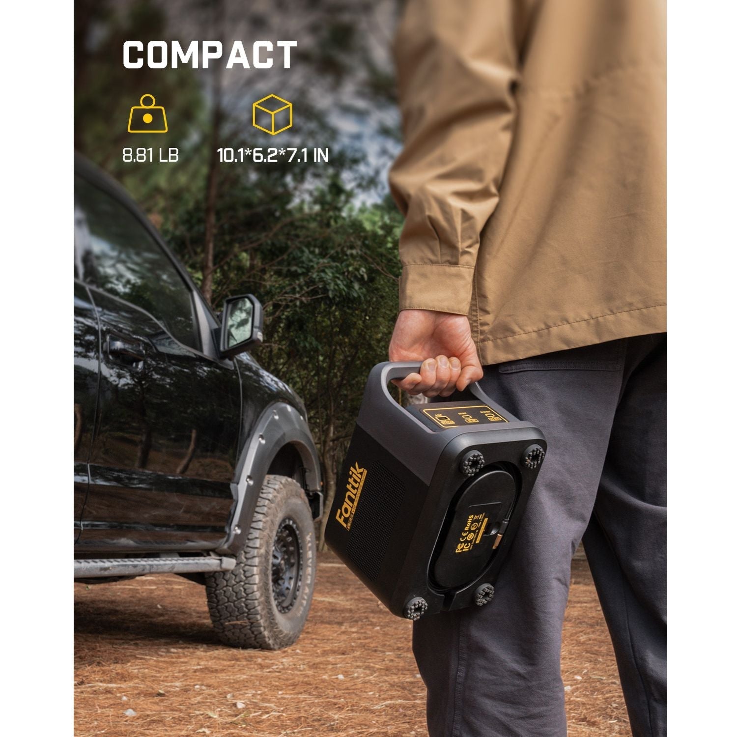 Fanttik X9 Ultra® Tire Inflator for Pickup Trucks