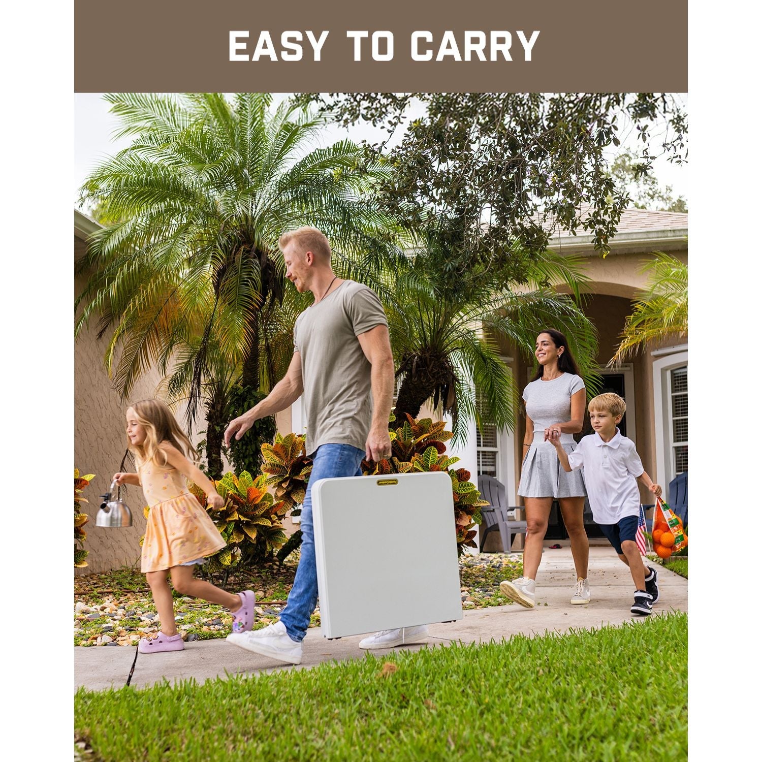 FanttikOutdoor Zeta X4 Pro 4ft Folding Table (2-Pack)