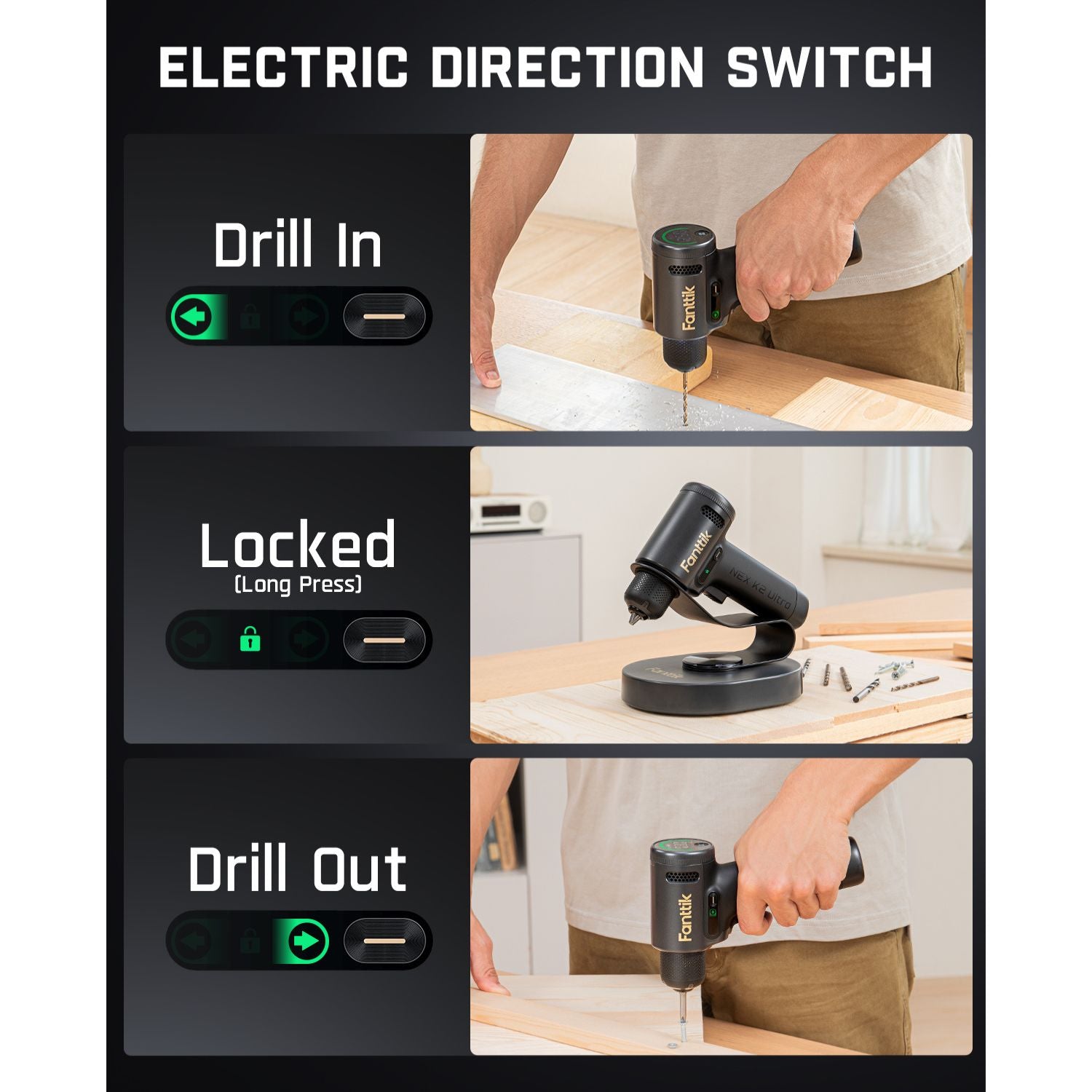 Fanttik K2 Ultra 7.4V Cordless Power Drill