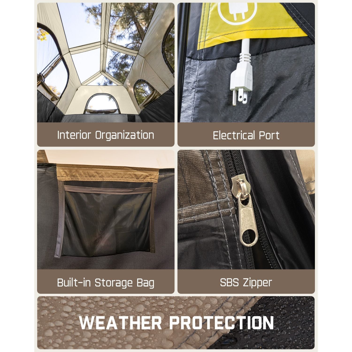 FanttikOutdoor Zeta C10 Pro Max 10 Person Camping Tent