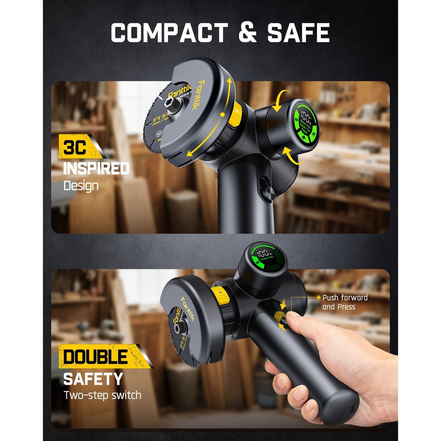 Fanttik M10 ACE Cordless Angle Grinder