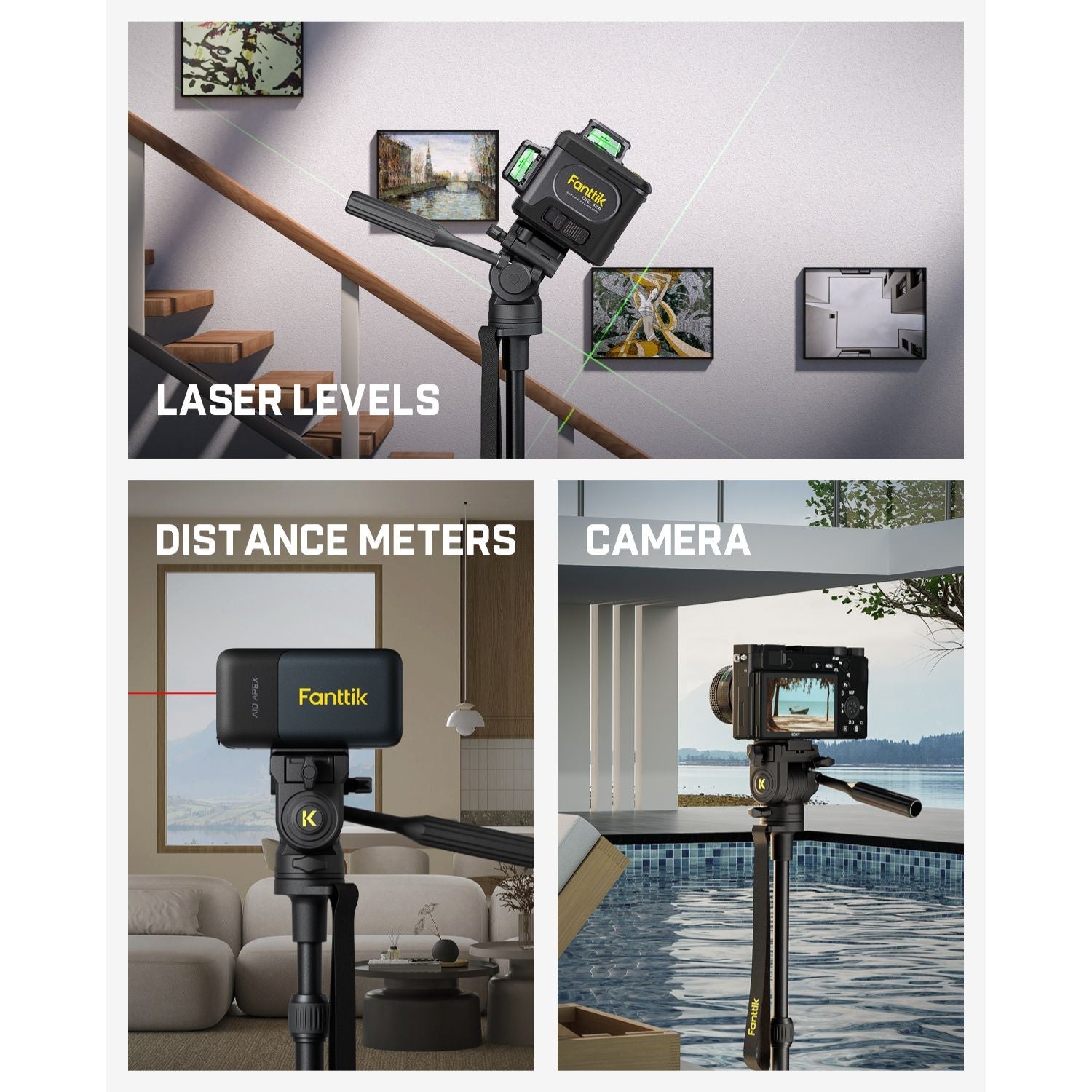 Fanttik DT10 Pro Laser Level Tripod