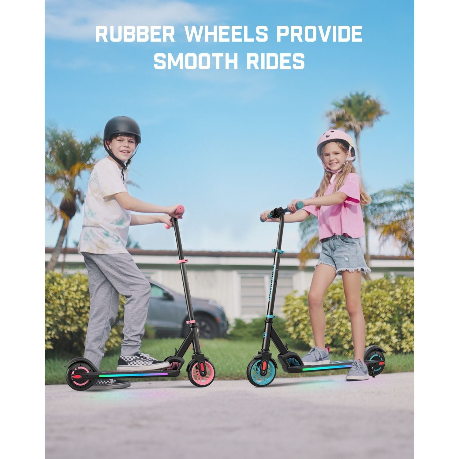 FanttikRide C9 Apex Electric Scooter for Kids Pink