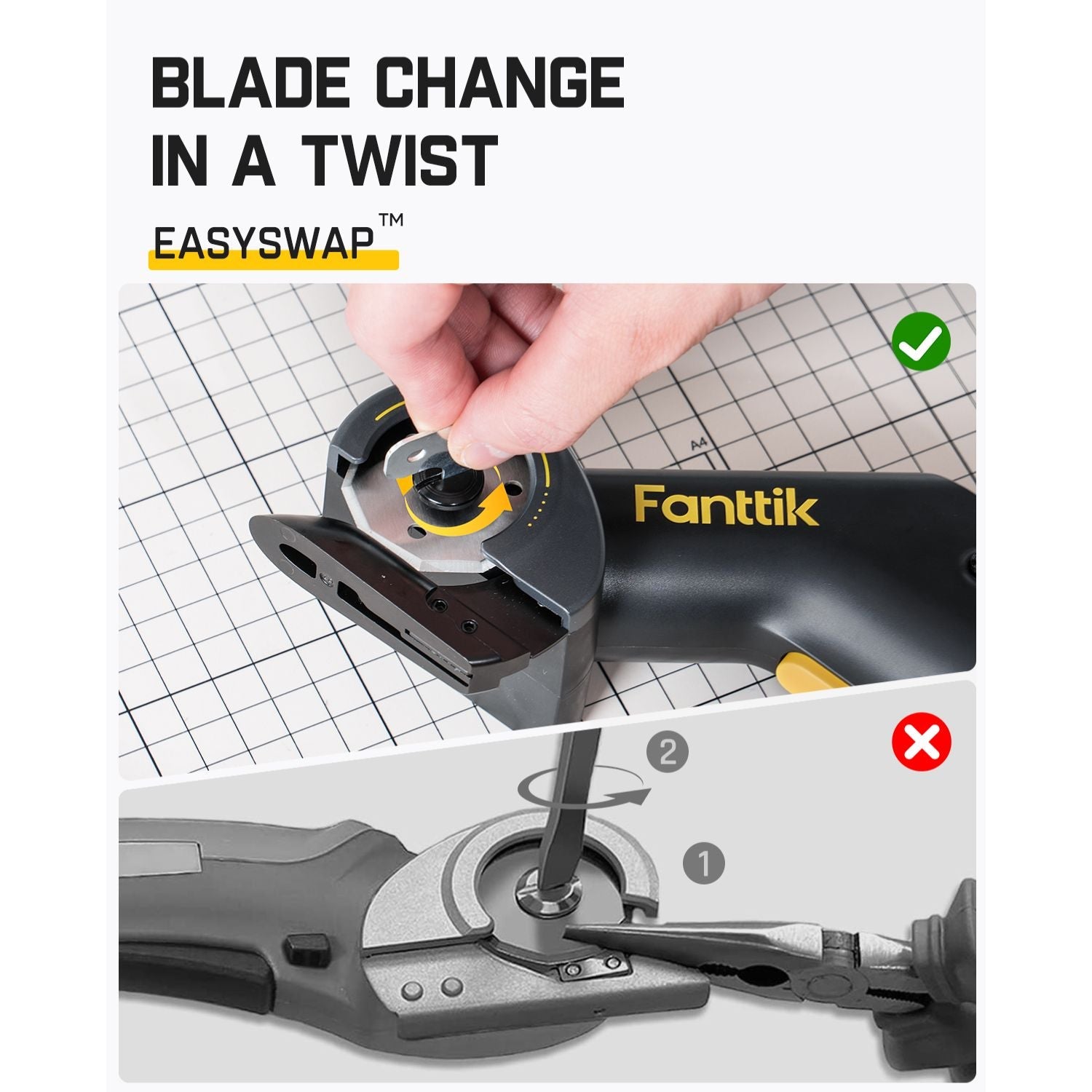 Fanttik C10 Pro Cordless Electric Scissors