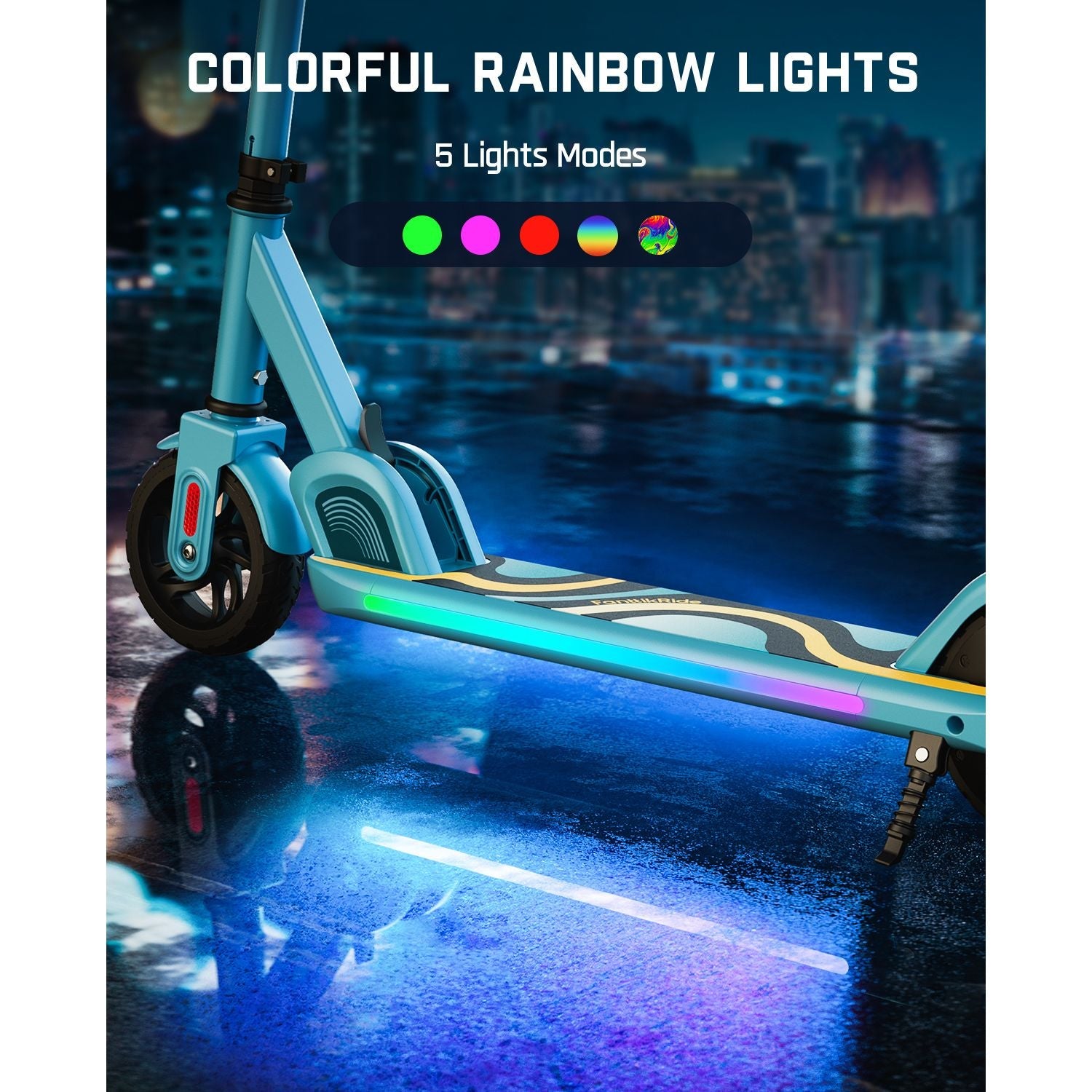 FanttikRide C9 Pro Electric Scooter for Kids Blue