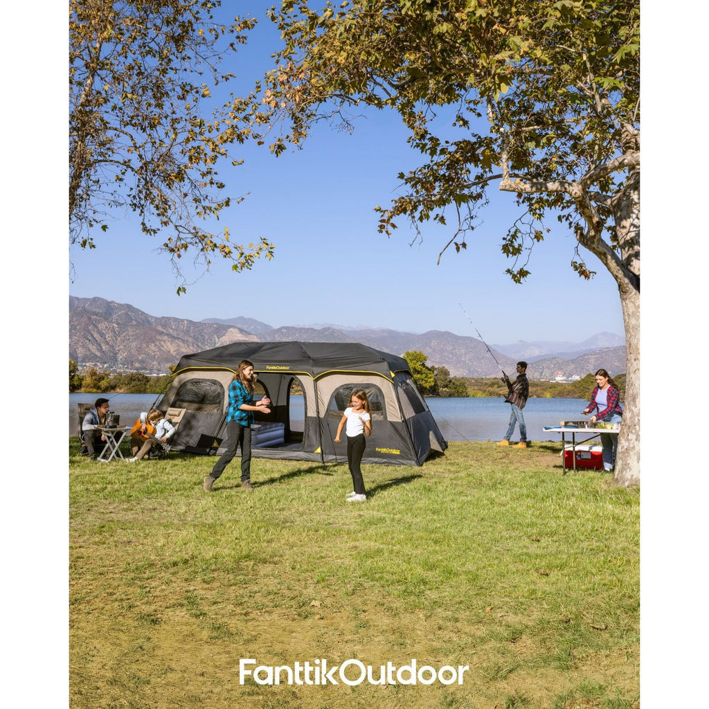 FanttikOutdoor Zeta C12 Pro Max 12 Person Camping Tent