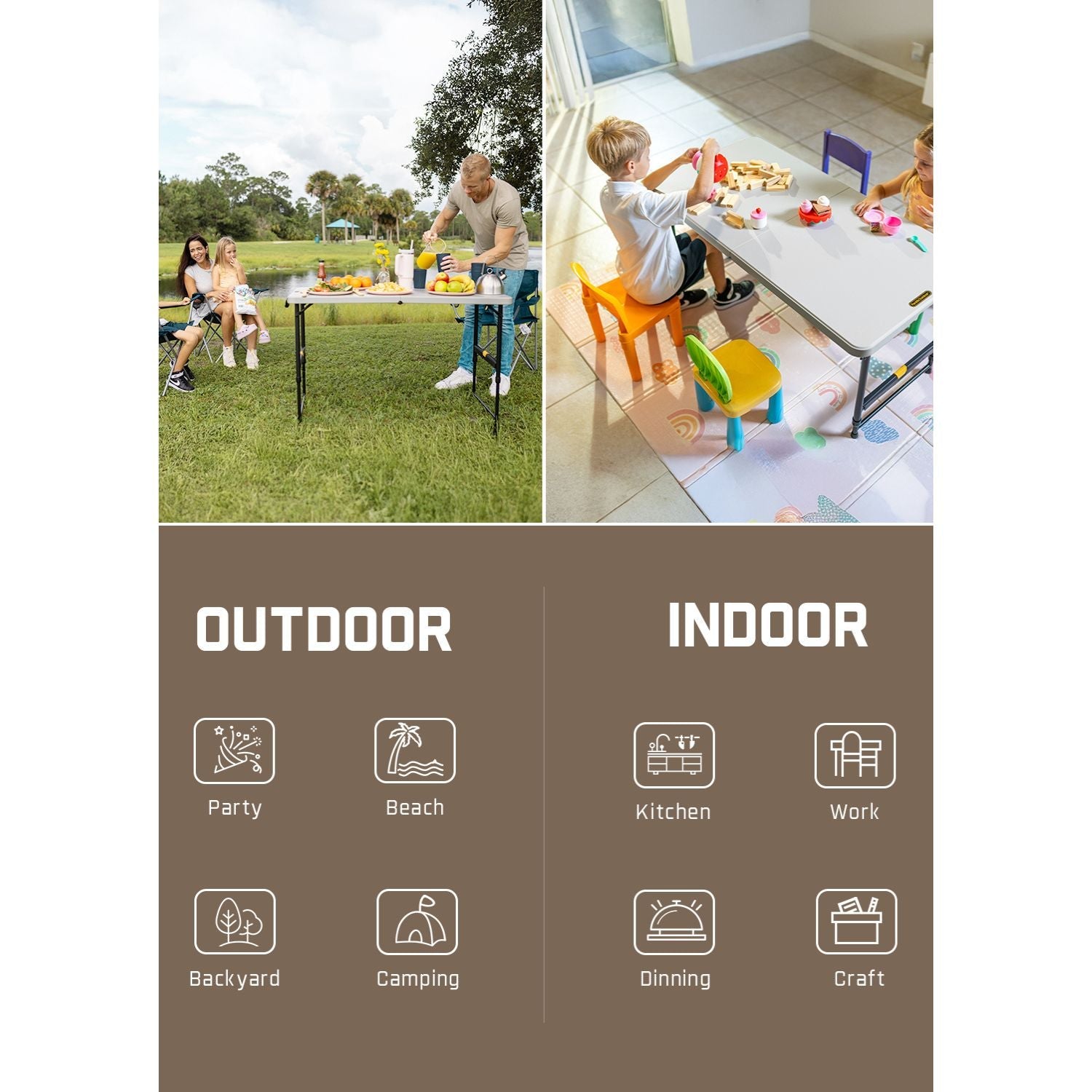 FanttikOutdoor Zeta X4 Pro 4ft Folding Table