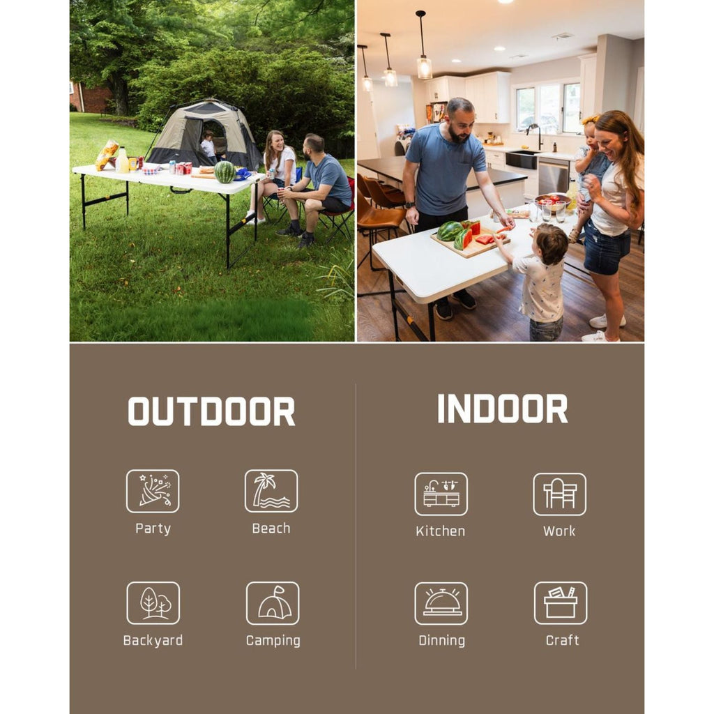 FanttikOutdoor Zeta X6 Pro 6ft Folding Table