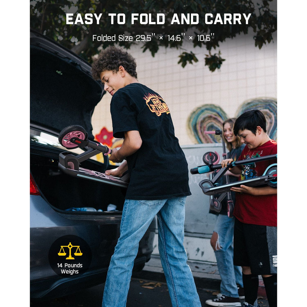 FanttikRide C9 Apex Electric Scooter for Kids Blue