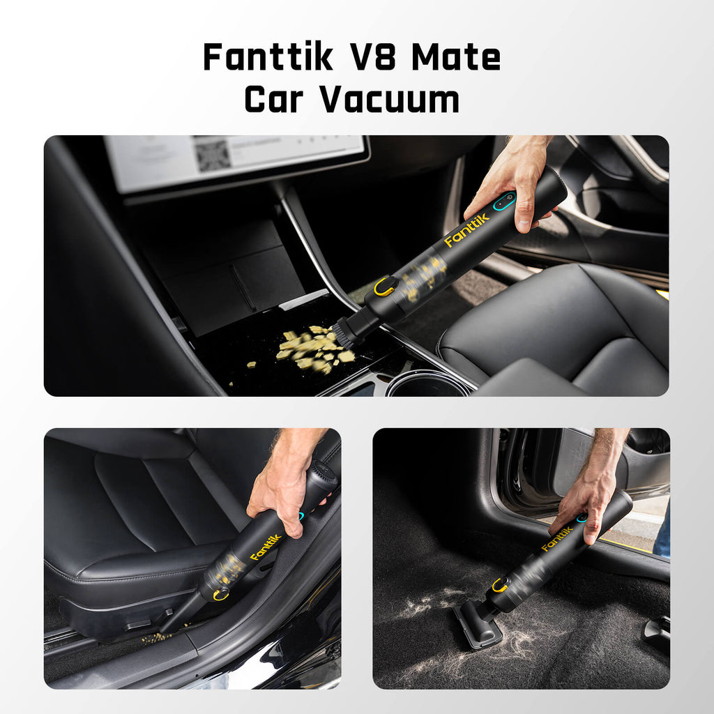 Fanttik 2-Pack Replacement HEPA Filter for V8 Mate/X10 Mix Car Vacuum