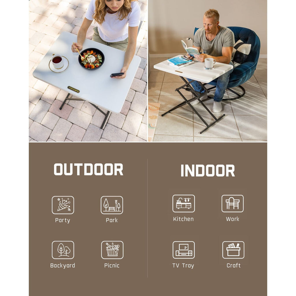 FanttikOutdoor Zeta X1 Pro 28" Quick Pop Up Table (2-Pack)