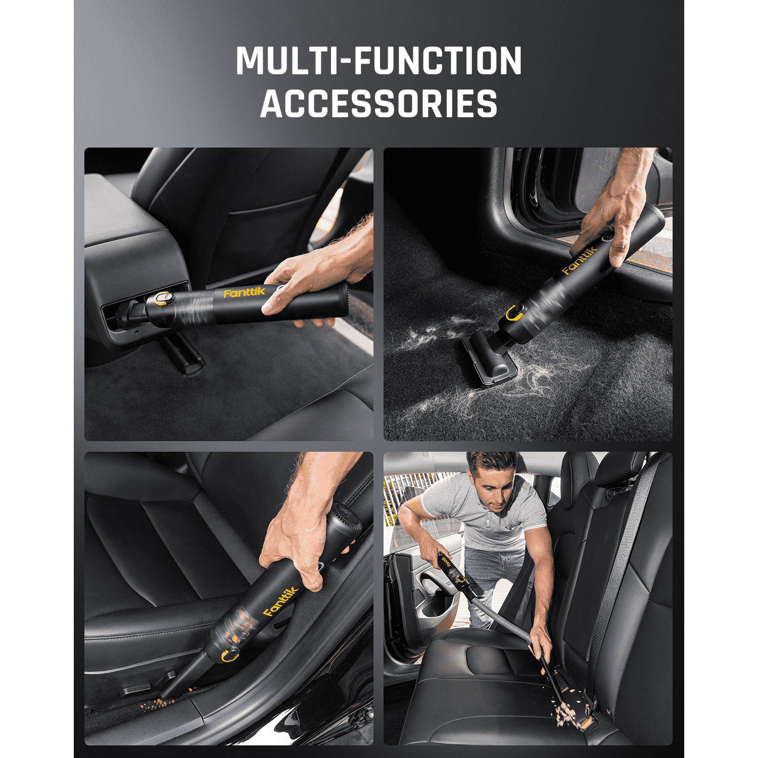 Fanttik Slim V8 Mate Cordless Car Vacuum RobustClean®