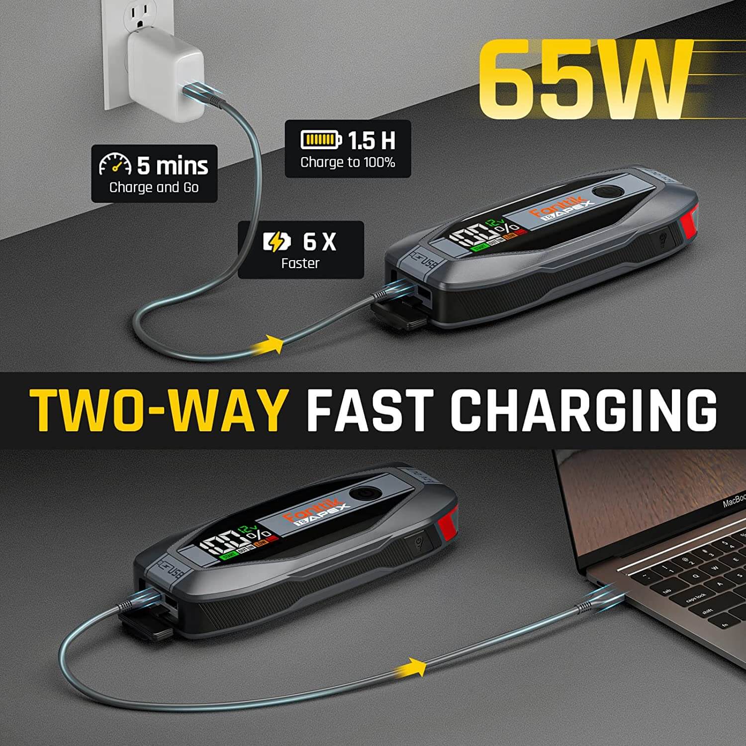 Fanttik T8 APEX Jump Starter Deluxe Package