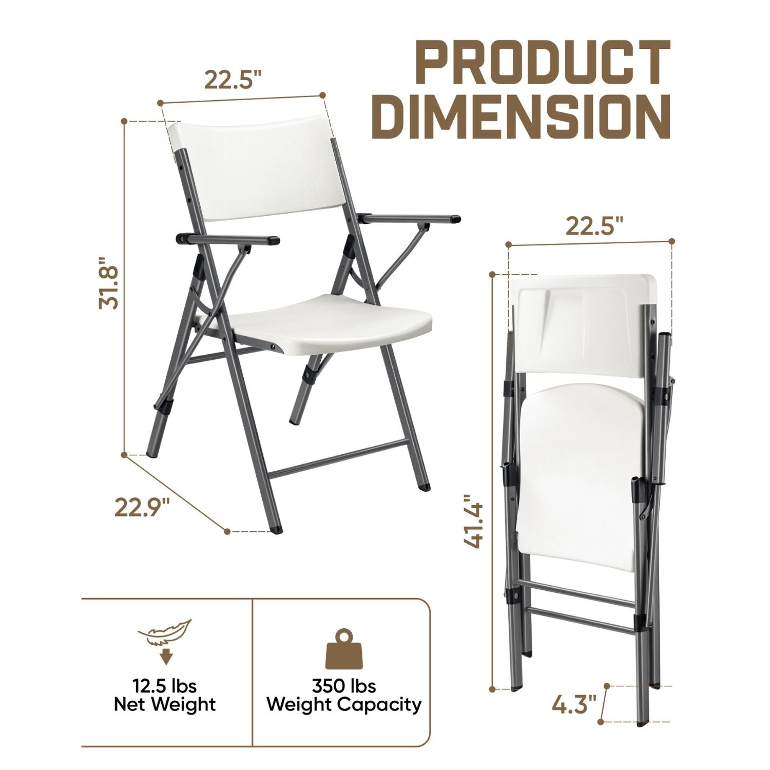 FanttikOutdoor Zeta H8 Ultra Folding Chair (2-Pack)