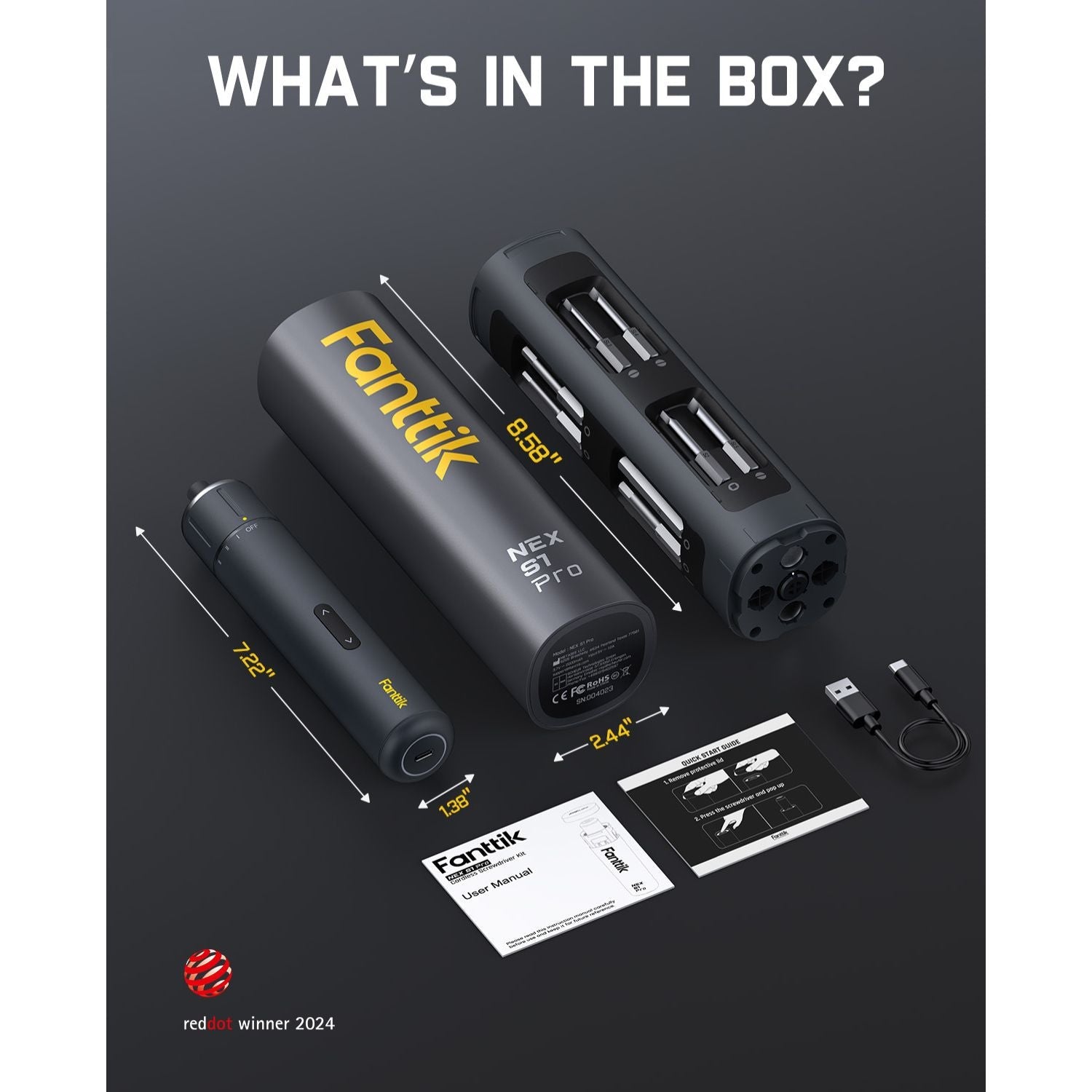 Fanttik S1 Pro Cordless Electric Screwdriver