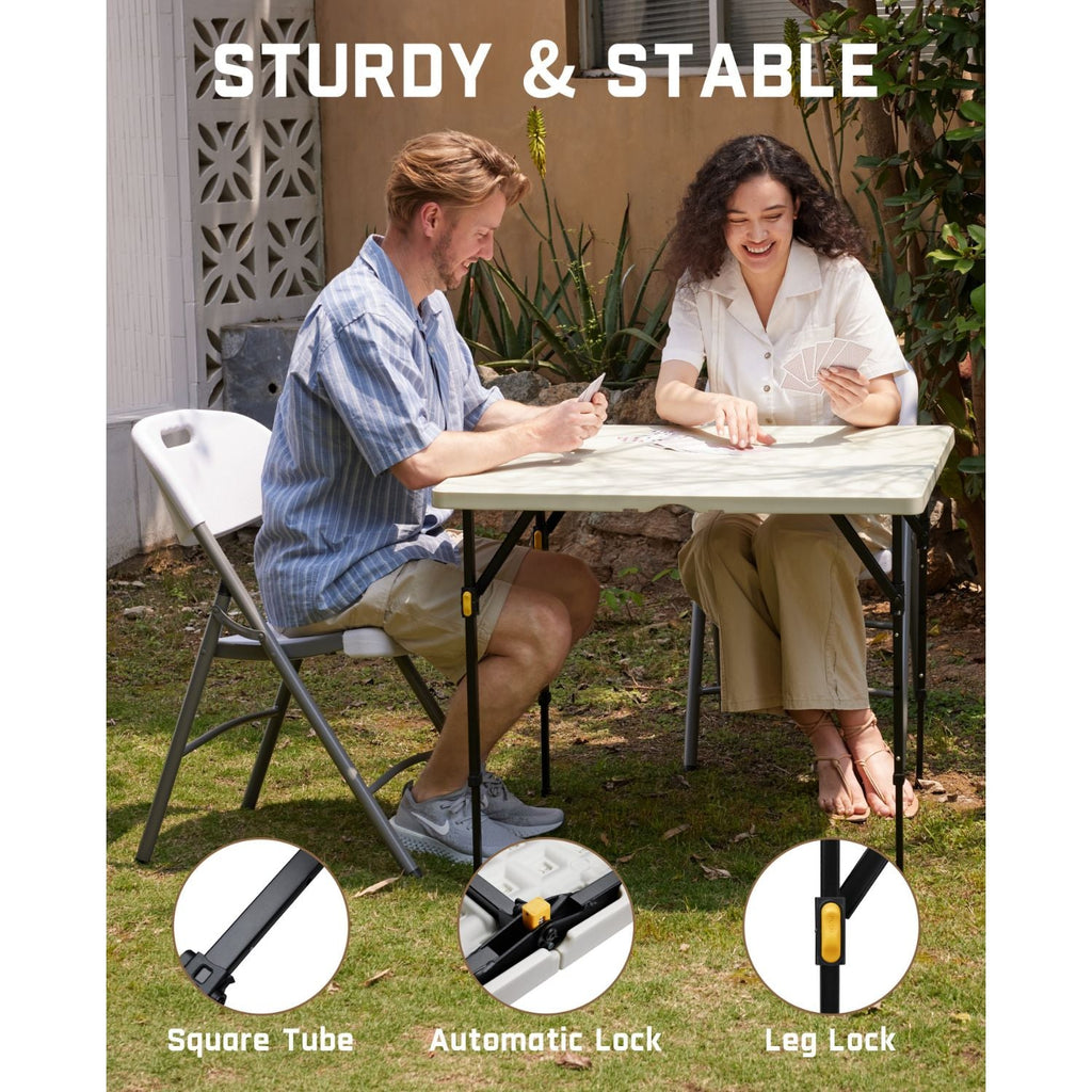 FanttikOutdoor Zeta S4 Pro 34" Square Folding Table