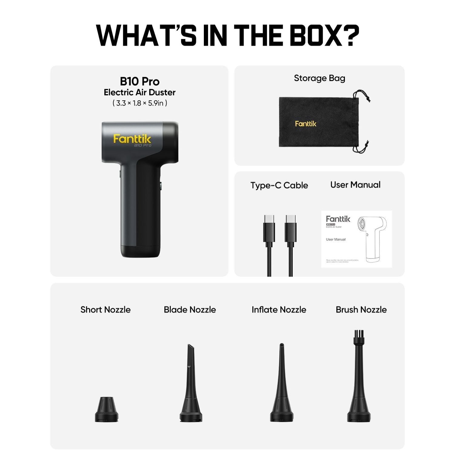 Fanttik B10 Pro Electric Air Duster