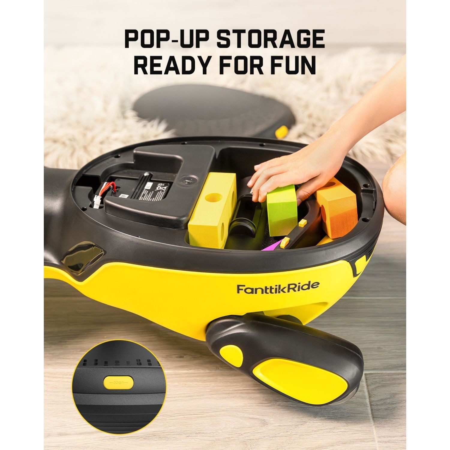 FanttikRide N10 Classic 6V Electric Wiggle Car with Pedal