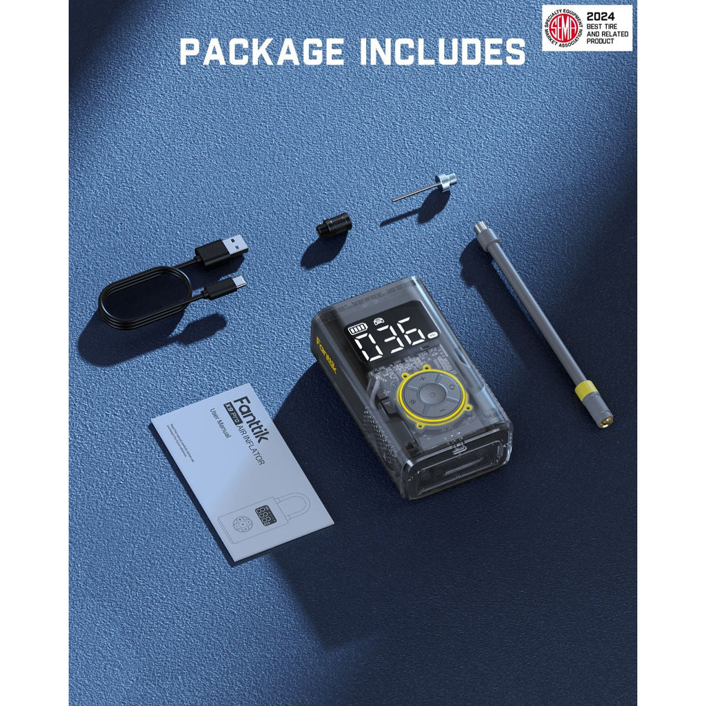 Fanttik X9 Pro Portable Tire Inflator Mechanical Gray