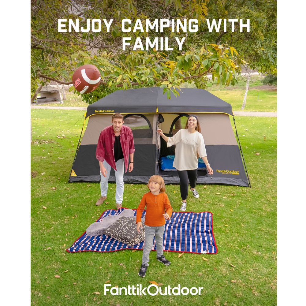 FanttikOutdoor Zeta C8 Pro Max 8 Person Camping Tent