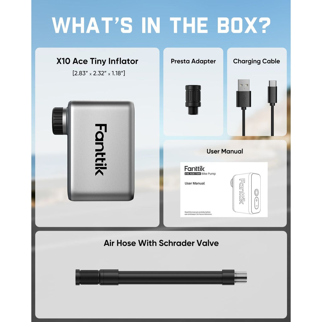 Fanttik X10 Ace Tiny Mini Bike Pump
