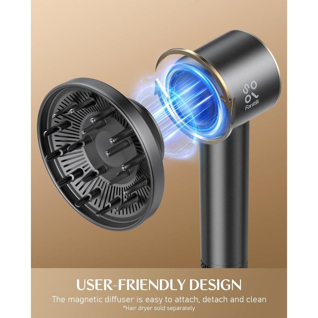 FanttikSolo Aura H10 APEX Hair Dryer and Hair Dryer Diffuser
