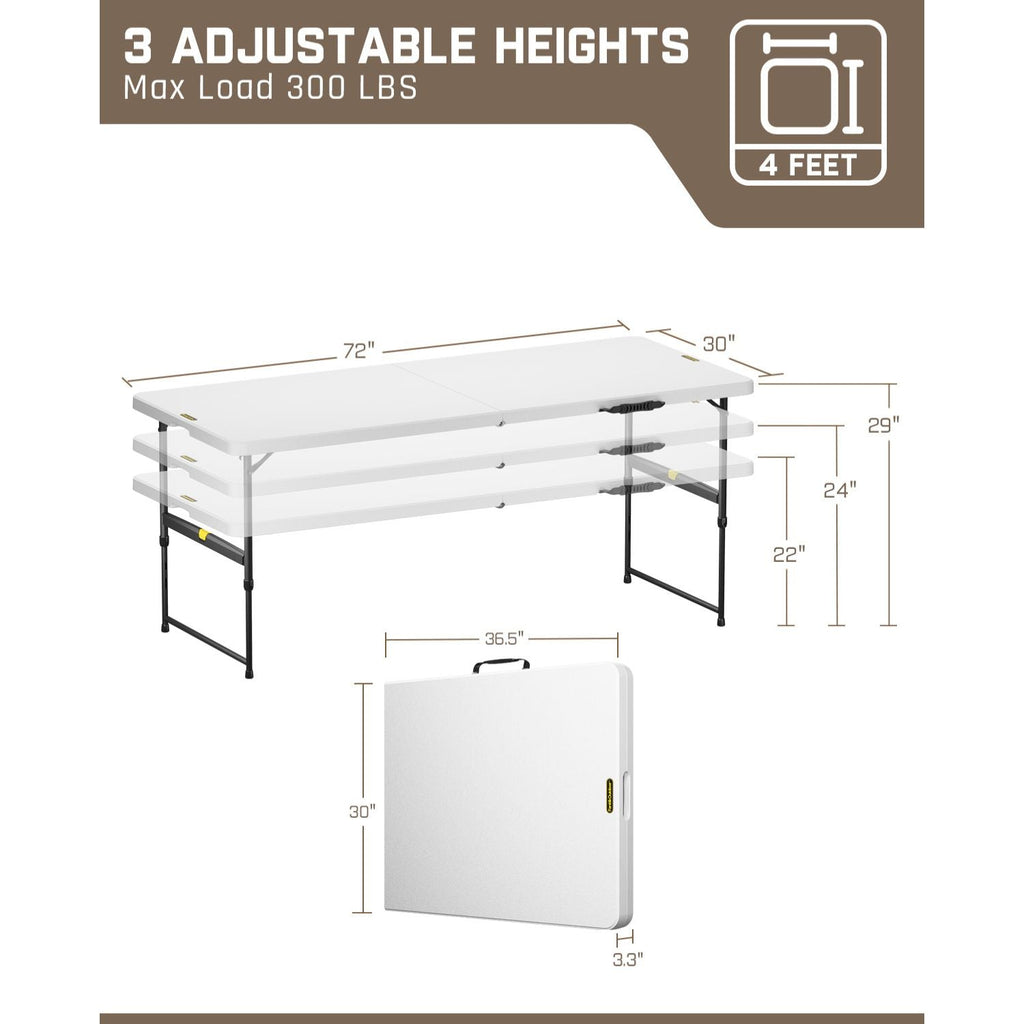 FanttikOutdoor Zeta X6 Pro 6ft Folding Table