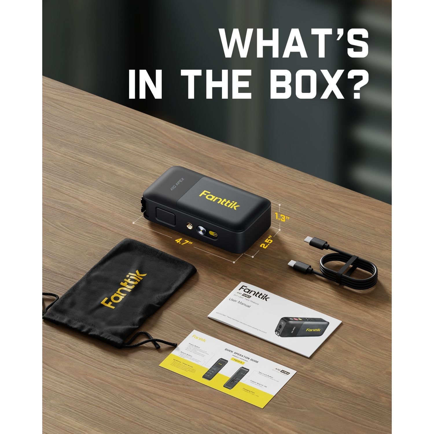 Fanttik A10 Apex 3-in-1 Laser Distance Meter