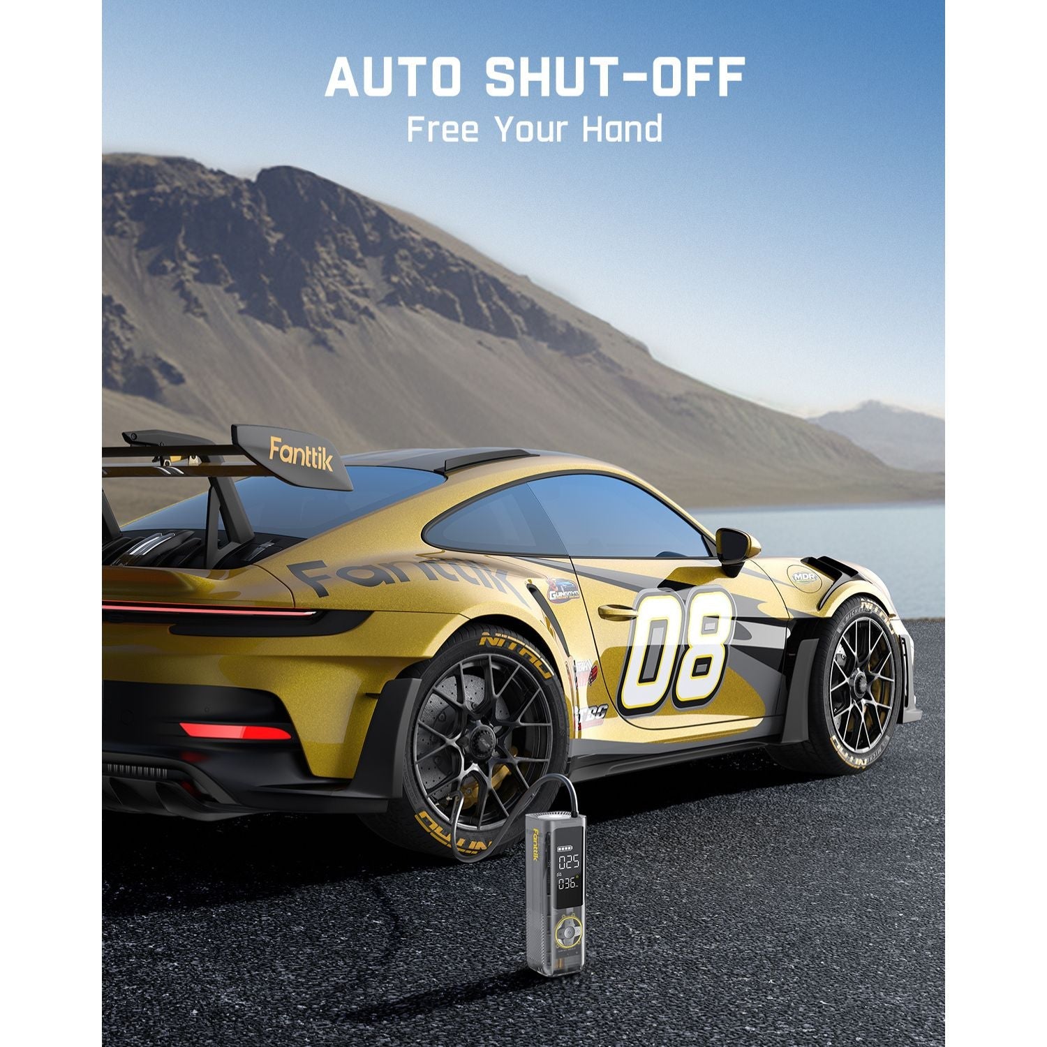 Fanttik X8 APEX® Tire Inflator Mechanical Gray