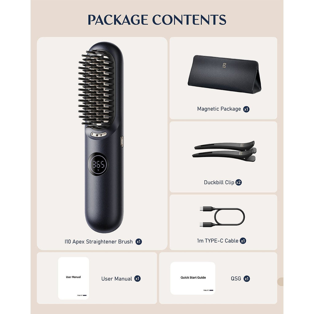 FanttikSolo I10 Apex Hair Straightener Brush