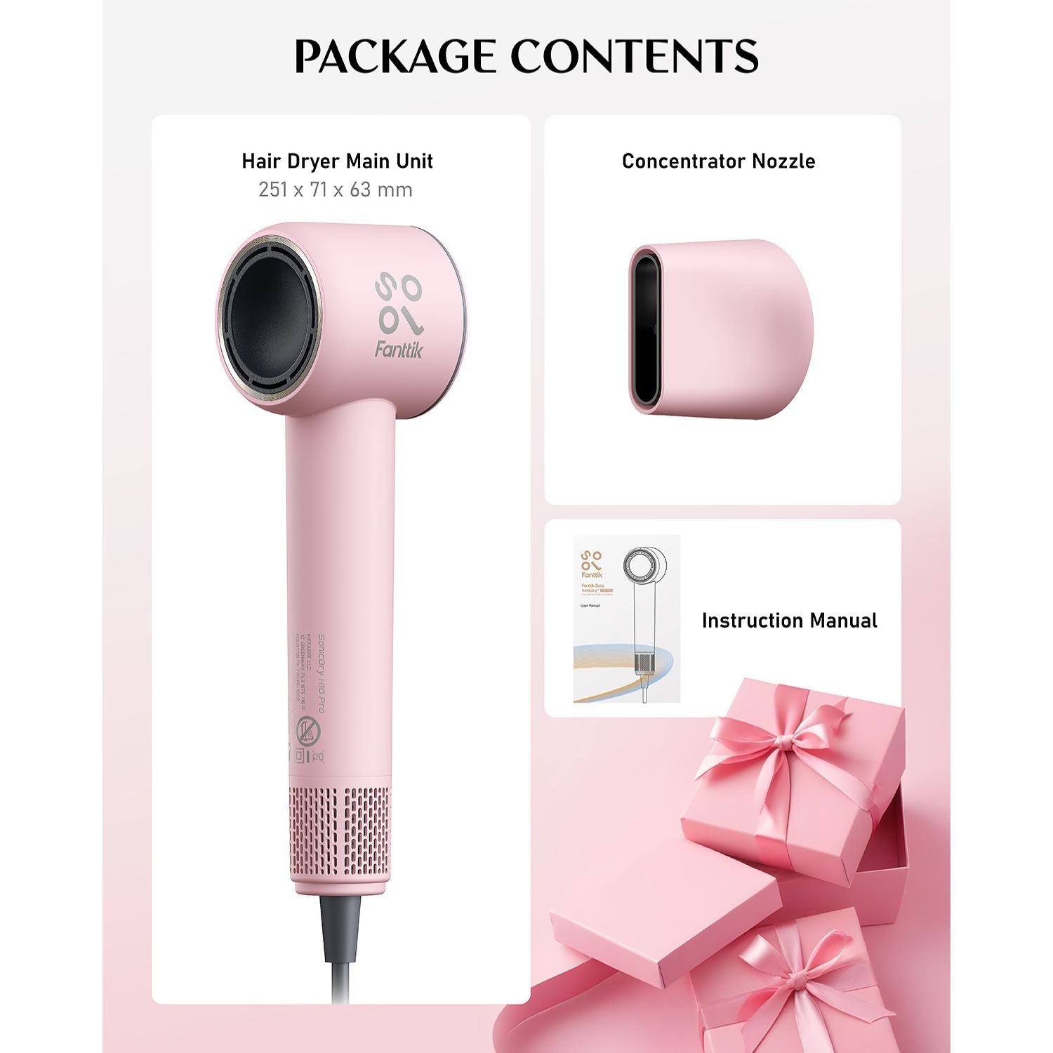 FanttikSolo SonicDry H10 PRO Hair Dryer