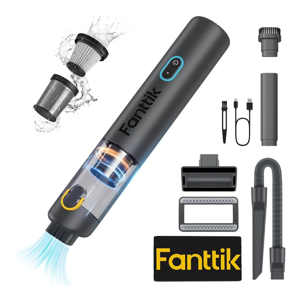 Fanttik Slim V8 Mate Cordless Car Vacuum RobustClean® Blue