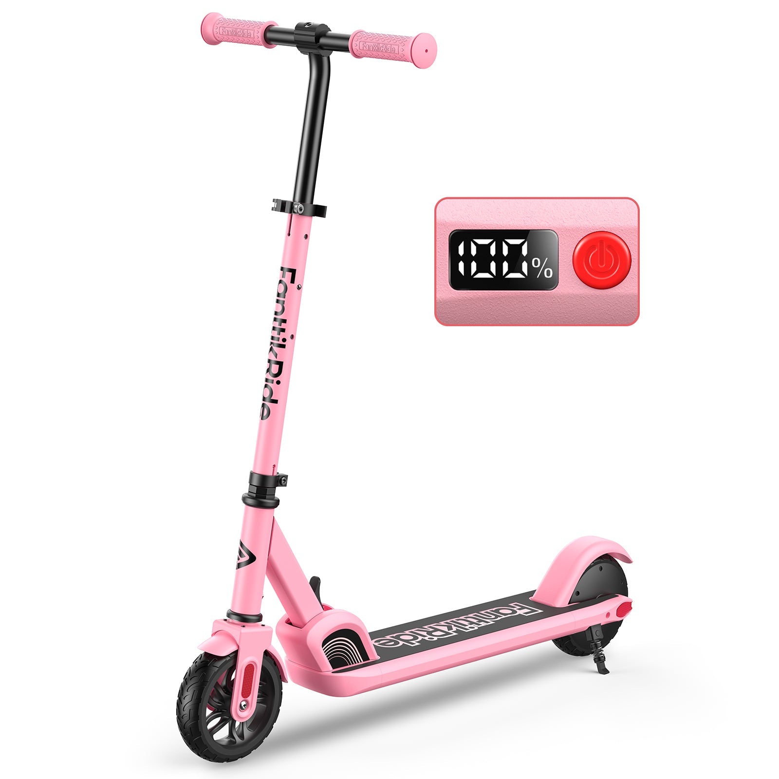 FanttikRide C9 Electric Scooter for Kids Pink